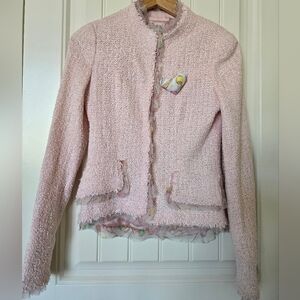 Chanel 3 Piece 2004 Cruise Set (Jacket, Blouse, Shirt) 36Fr